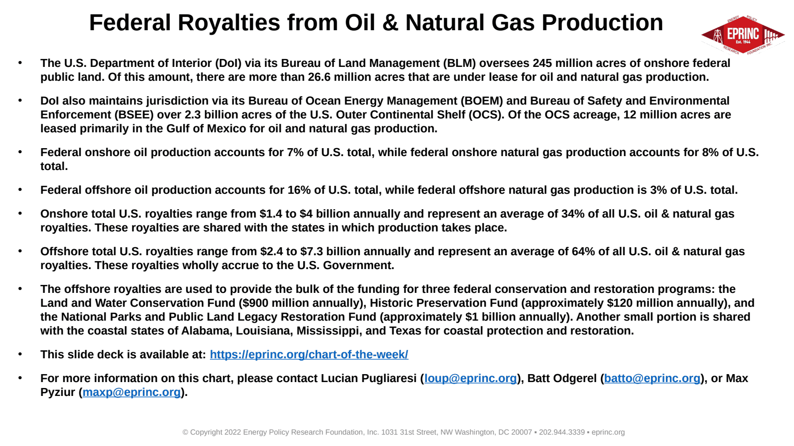 Onshore vs Offshore U.S. Royalties from Oil & Natural Gas Production — figure 3