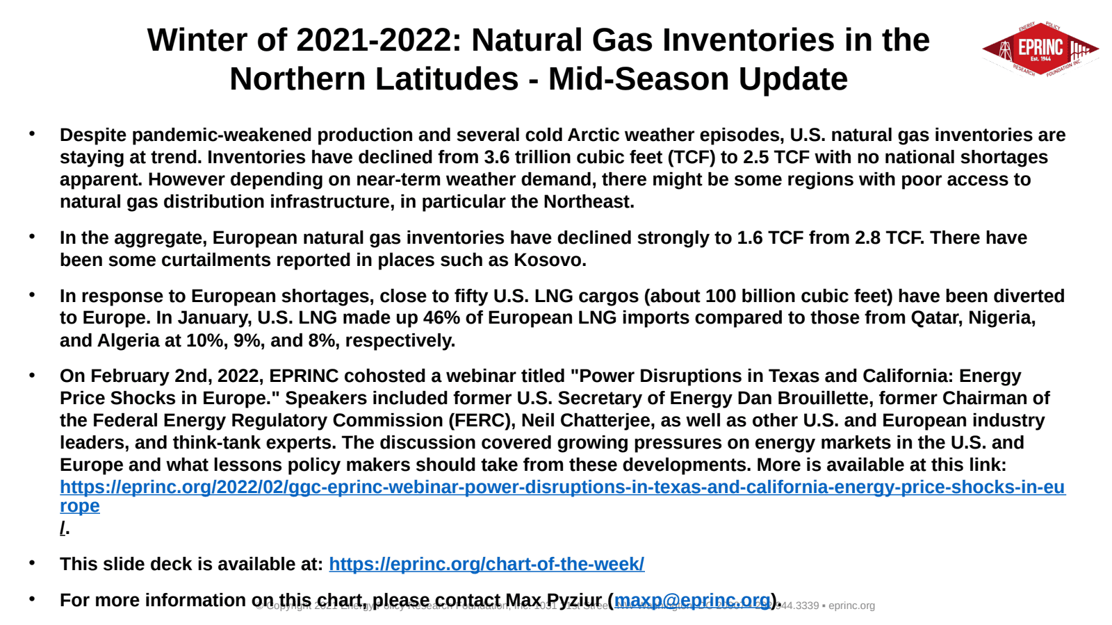 Winter of 2021-2022: Natural Gas Inventories in the Northern Latitudes – Mid-Season Update — figure 2