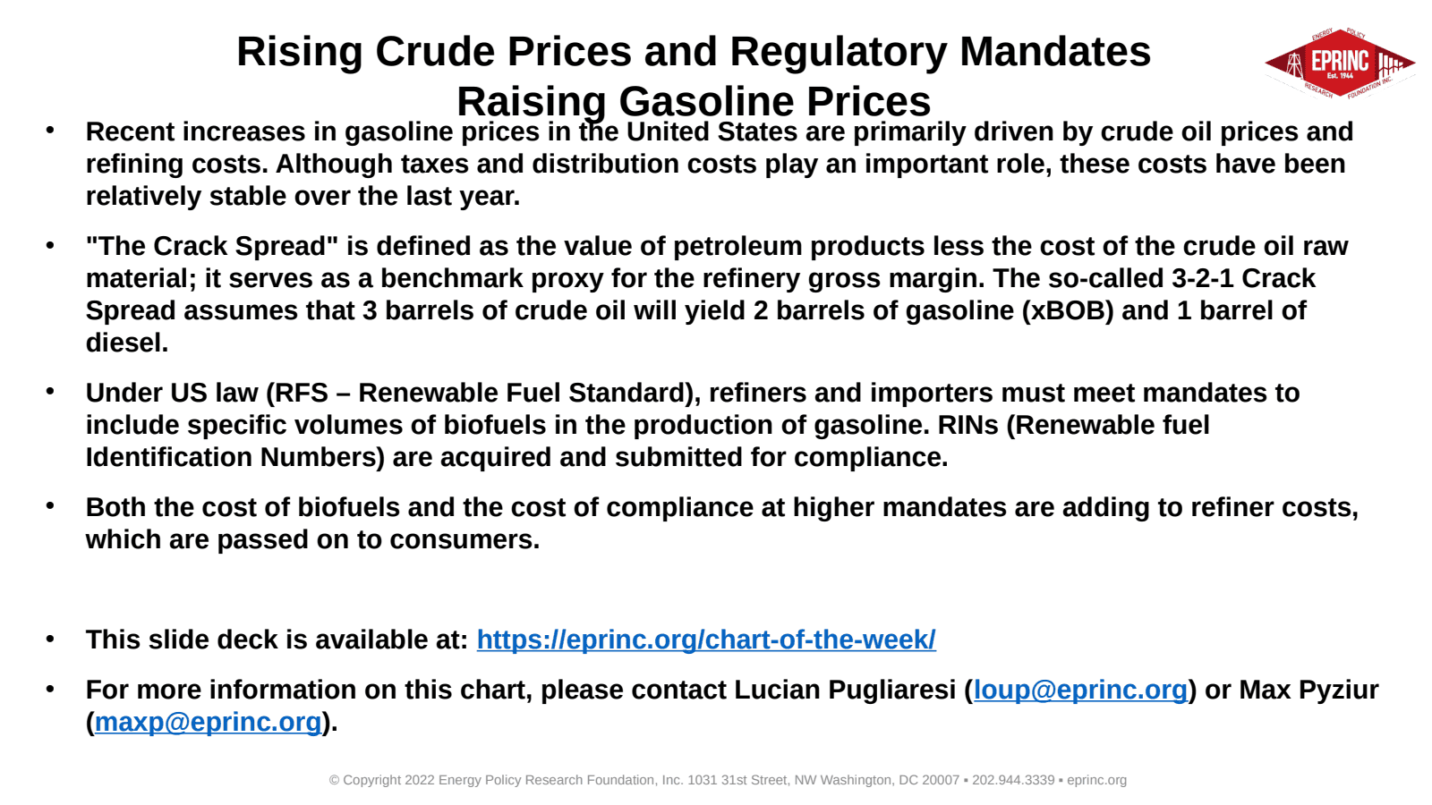 The Renewable Fuel Standard and Gasoline Prices — figure 2