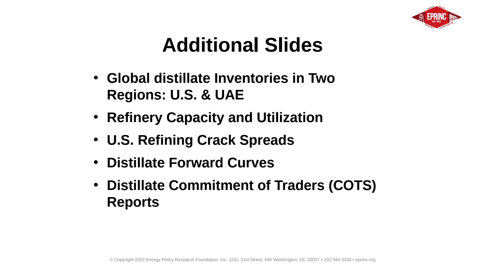 Overview of Tight Global Distillate Markets — figure 2
