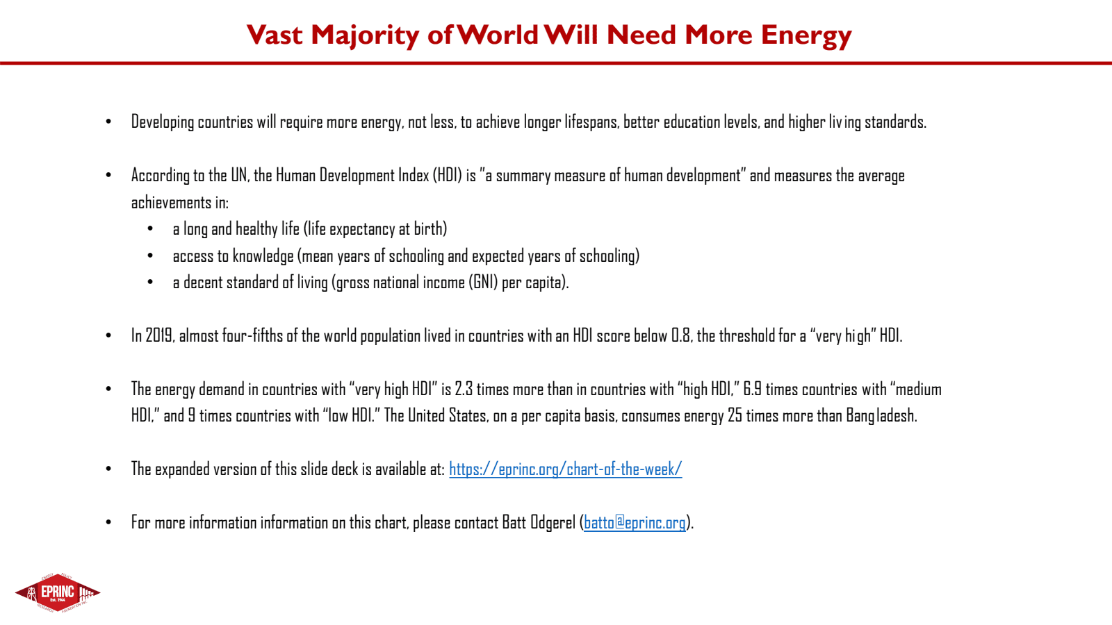 Vast Majority of World Will Need More Energy — figure 2