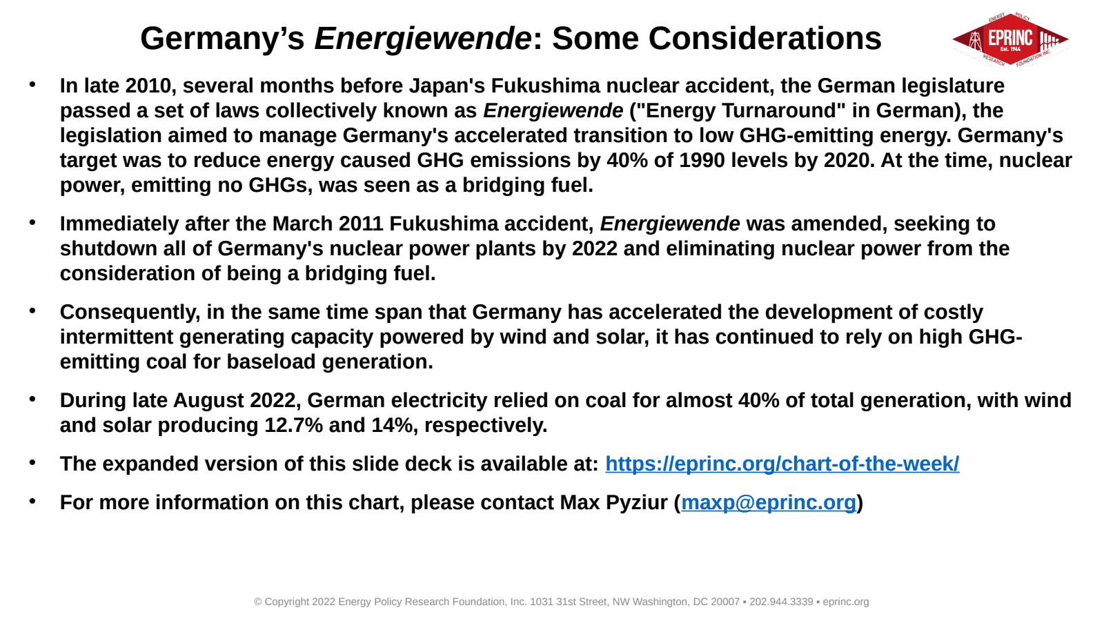 Germany’s Energiewende: Some Considerations — figure 3