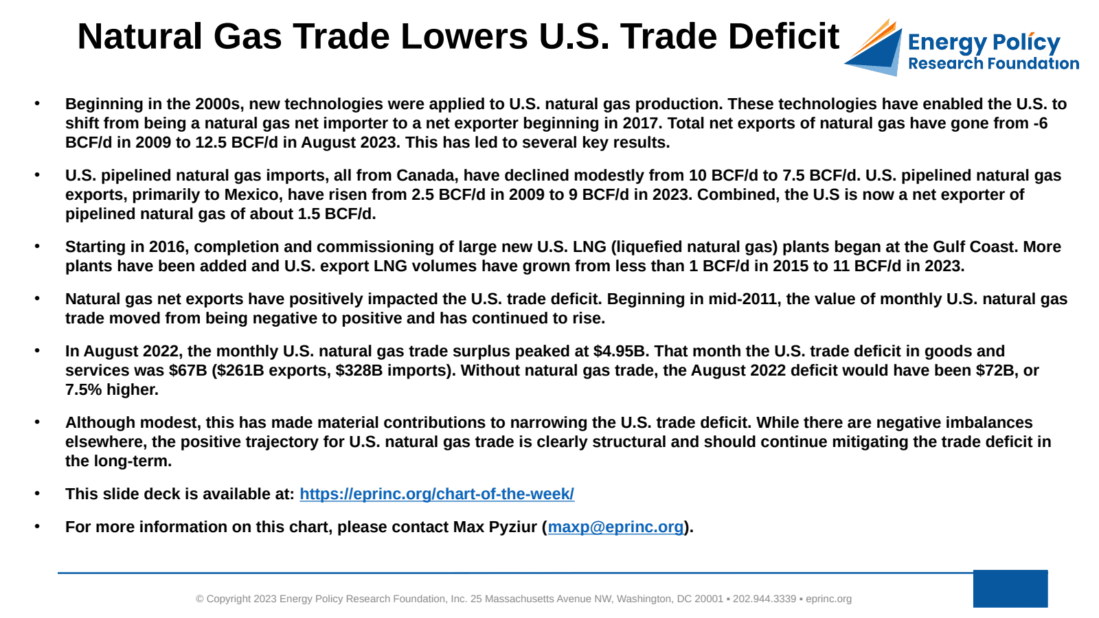 Natural Gas Trade Lowers U.S. Trade Deficit - Revised — figure 3