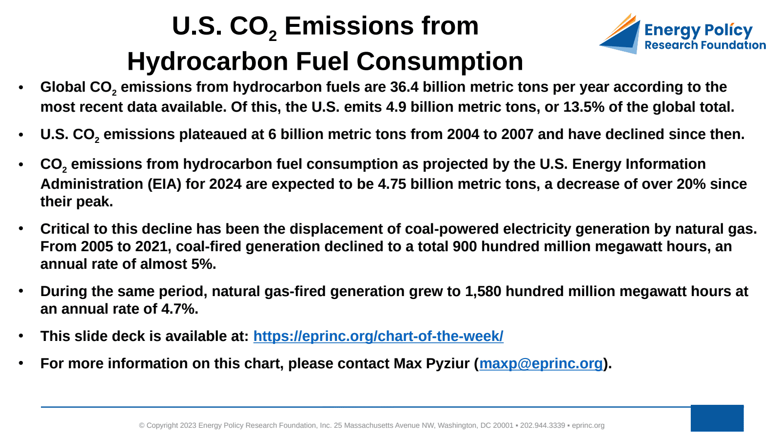 U.S. CO2 Emissions from Hydrocarbon Fuel Consumption — figure 3