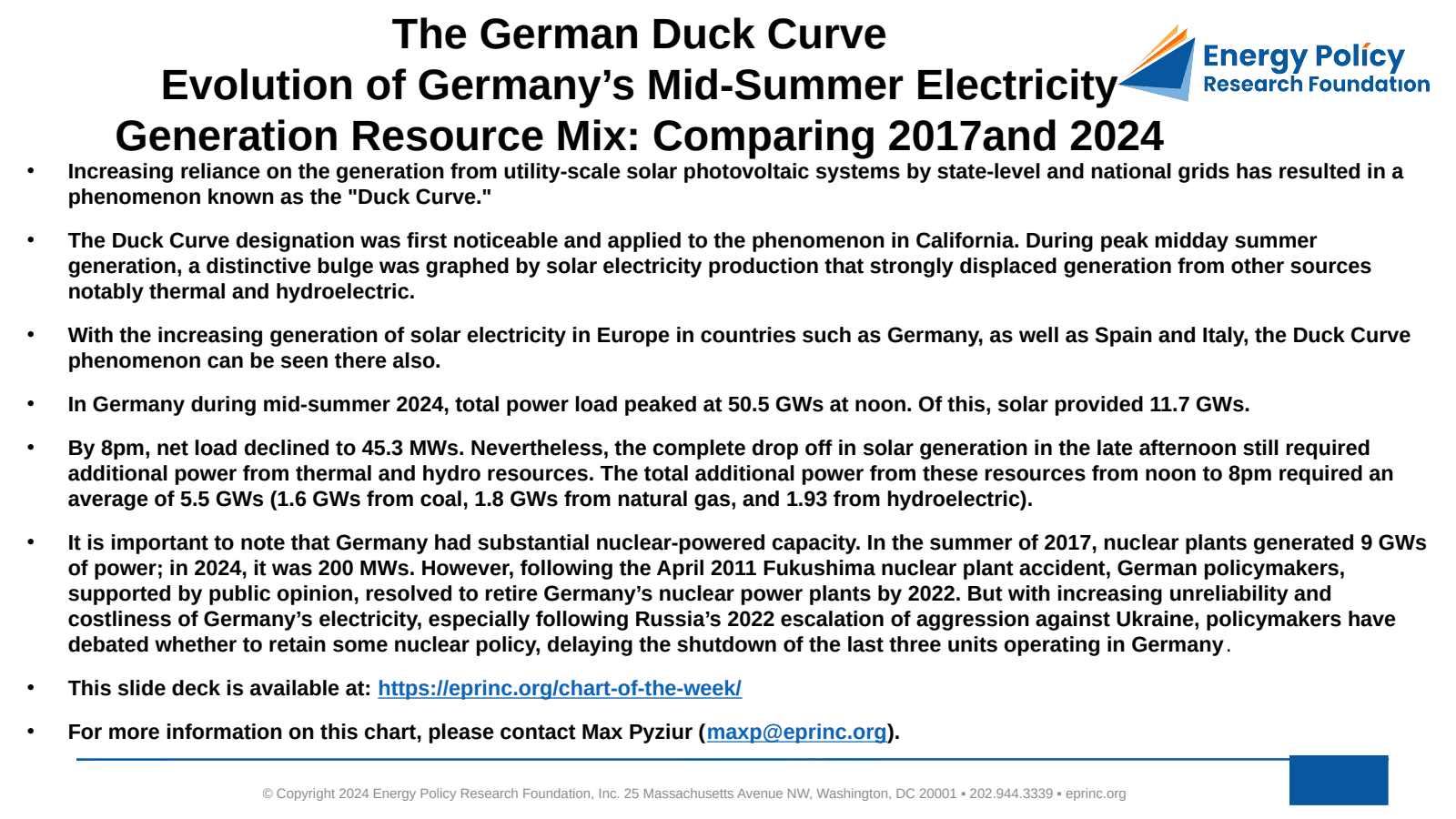 The German Duck Curve Evolution of Germany’s Mid-Summer Electricity Generation Resource Mix Comparing 2017 and 2024 — figure 2