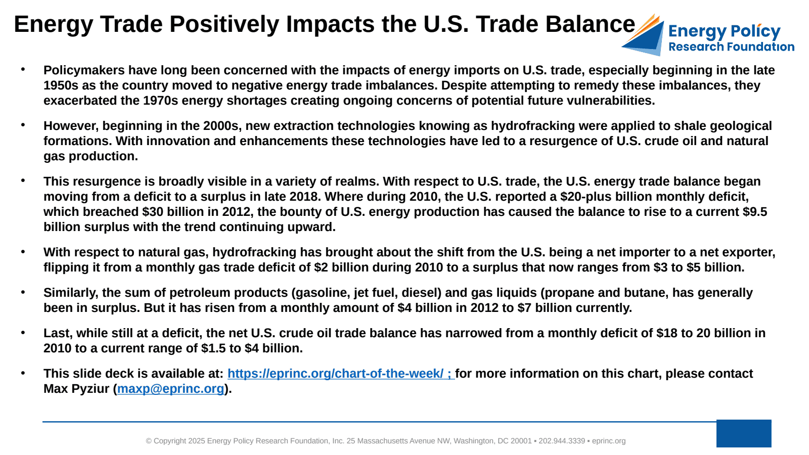 Energy Trade Positively Impacts the U.S. Trade Balance — figure 2