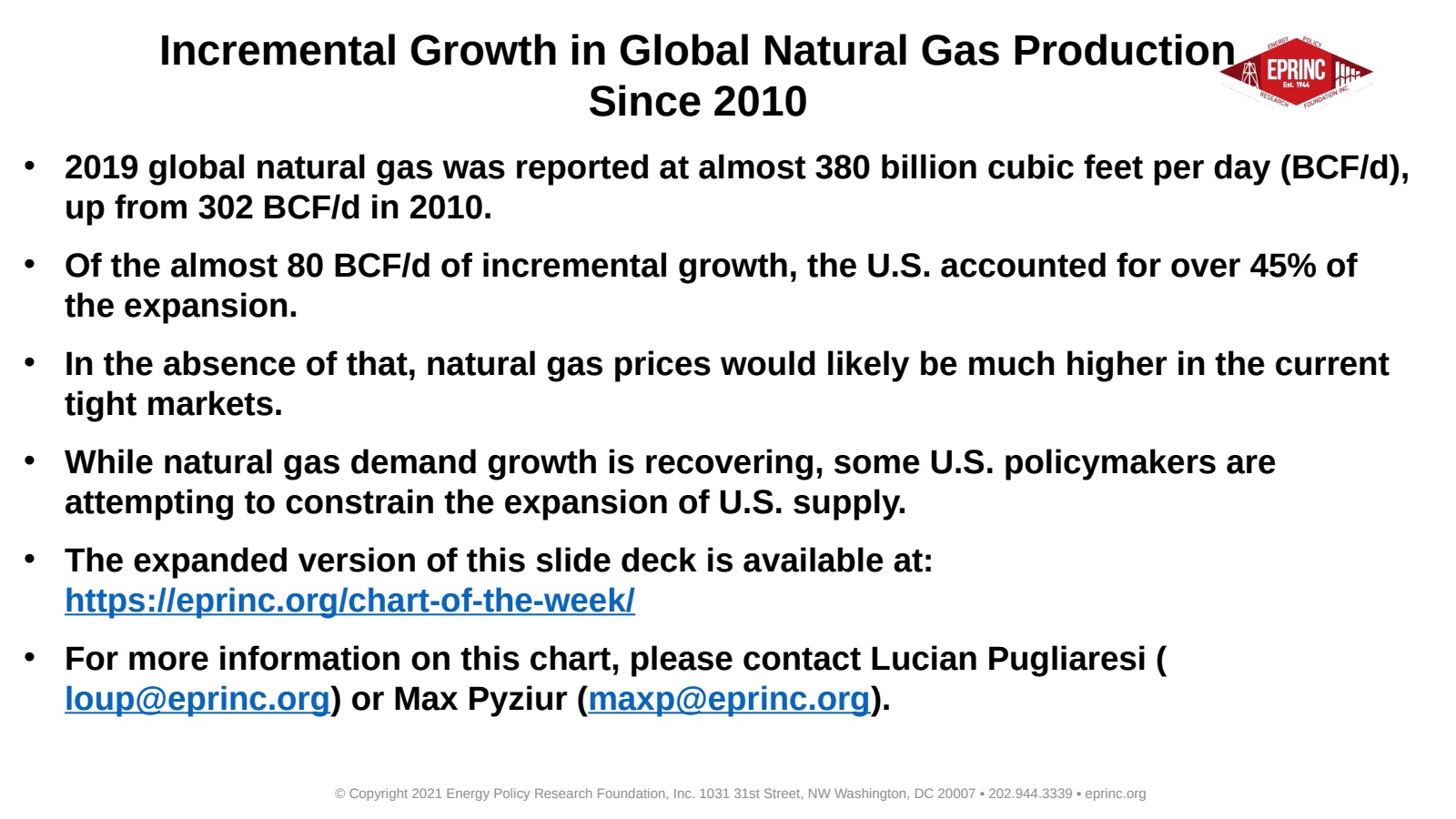 Incremental Growth in Natural Gas Production Since 2010 — figure 2